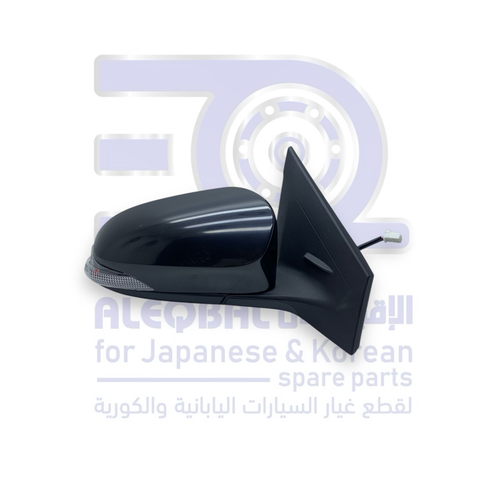 مراية باب تويوتا يارس من 2014 الى 2017 يمين كهرب مع لمبة