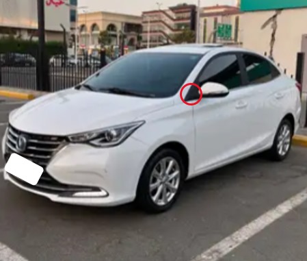 ديكور مراية باب شانجان ال سفن من 2020 الى 2025 يسار