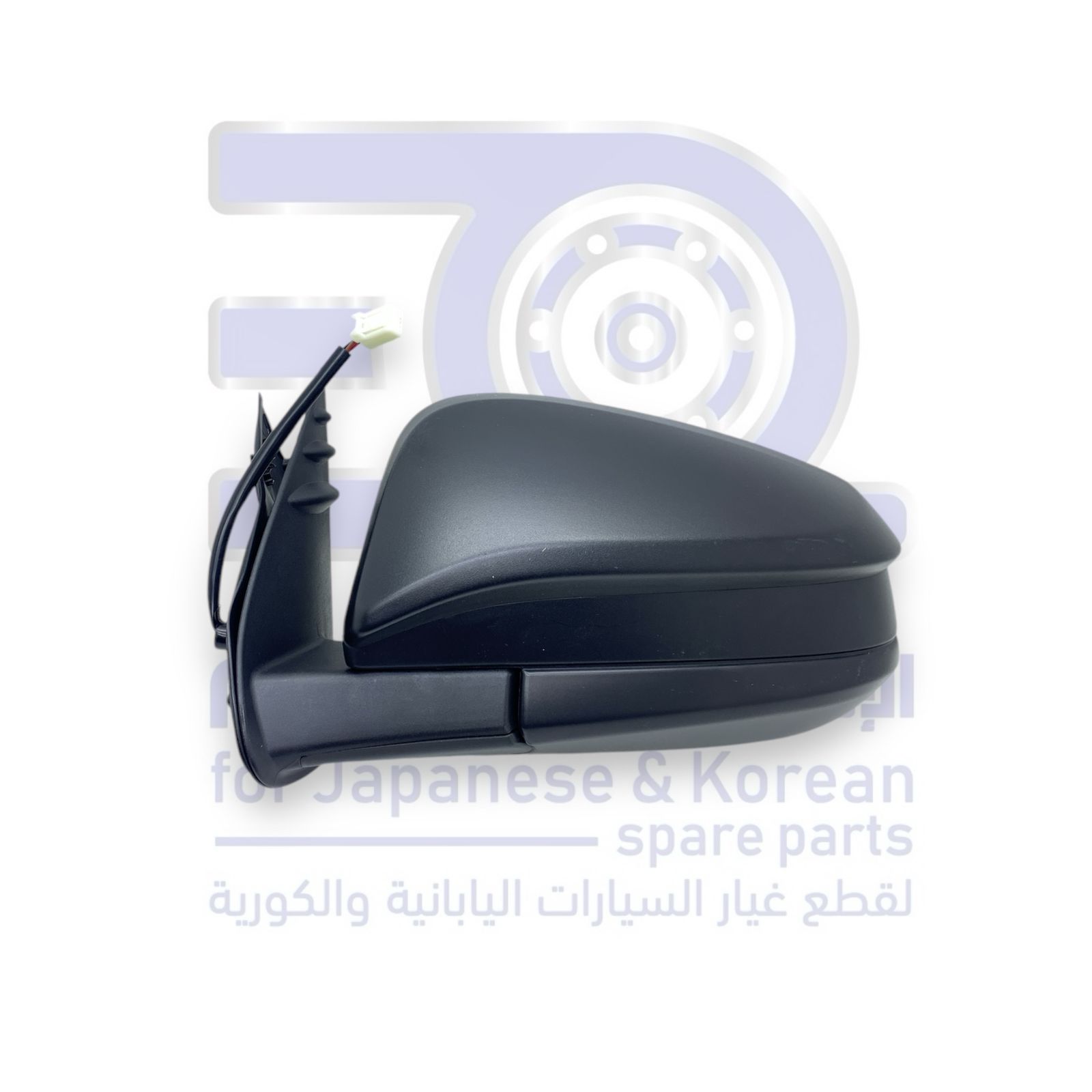 مراية باب تويوتا هايلكس أسود من 2016 الى 2025 كهرب يسار